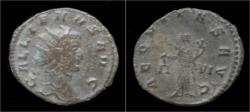 Ancient Coins - Gallienus billon antoninianus Aequitas standing left