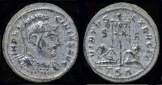 Ancient Coins - Licinius I silvered AE3 standard and two captives