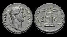 Ancient Coins - Hadrian AE As modius