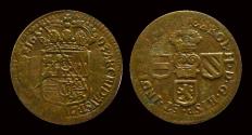 World Coins - Southern Netherlands Brabant Karel II liard (oord) 1693