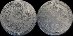 World Coins - Austrian Netherlands Maria-Theresia 1/2 kroon (couronne) 1760