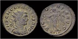 Ancient Coins - Tacitus AE antoninianus Victory standing front