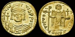 Ancient Coins - Maurice Tiberius AV solidus
