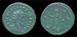 Ancient Coins - Allectus AE antoninianus Pax standing left