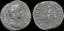 Ancient Coins - Julia Mamaea sestertius Felicitas standing left