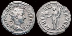 Ancient Coins - Gordian III AR antoninianus  Liberalitas standing front