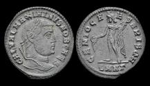 Ancient Coins - Maximinus II Daia, as Caesar AE follis Genius standing left
