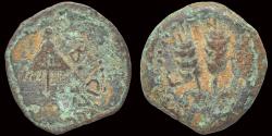Ancient Coins - Judaea Herodians Agrippa I AE prutah