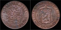 World Coins - Netherlands Indies 1/2 cent 1945- UNC