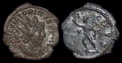 Ancient Coins - Victorinus billon antoninianus Sol advancing left.