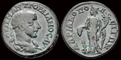Ancient Coins - Thrace Hadrianopolis Gordian III tetrassarion Homonoia standing left