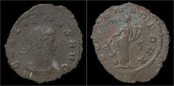 Ancient Coins - Gallienus billon antoninianus Fortuna standing left.