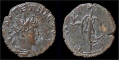 Ancient Coins - Tetricus II billon antoninianus Pax standing left