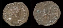 Ancient Coins - Tetricus I billon antoninianus Hilaritas standing left.
