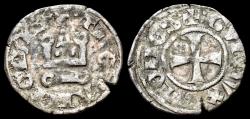 World Coins - Crusader Principality of Achaea Guy II de la Roche  billon denier tournois