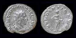 Ancient Coins - Trajan Decius AR antoninianus Abundantia standing right