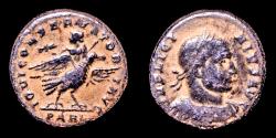 Ancient Coins - Licinius I AE follis emperor seated on eagle