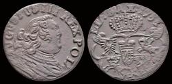World Coins - Poland Gubin Friedrich August III the Strong copper schilling 1755