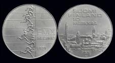 World Coins - Finland 10 markkaa 1971- Helsinki Finland 10th European Athletic Championships