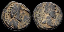 Ancient Coins - Mesopotamia  Edessa  Commodus AE14 bust Abgar VIII