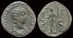 Ancient Coins - Julia Mamaea , Augusta AE sestertius Vesta standing left