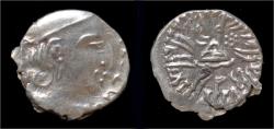 Ancient Coins - India Western Satraps King Rudrasena III AR drachm