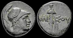 Ancient Coins - Pontos Amisos AE19 sword in sheath