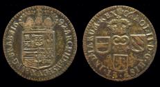 World Coins - Southern Netherlands Brabant Karel II liard (oord) 1692