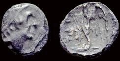 Ancient Coins - Judaea Yehud coinage Ptolemaic rule AR quarter obol