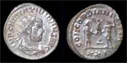 Ancient Coins - Maximian silvered antoninianus Maximian standing right