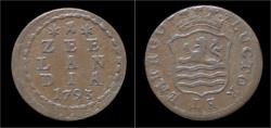 World Coins - Netherlands Zeeland duit 1793