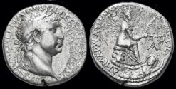Ancient Coins - Kilikia Tarsos Trajan AR tetradrachm Tyche seated right