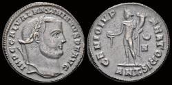 Ancient Coins - Galerius AE follis Genius standing left