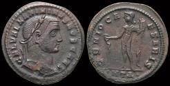 Ancient Coins - Maximinus II, as Caesar AE follis Genius standing left
