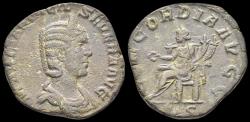 Ancient Coins - Otacilia Severa AE sestertius Concordia seated left