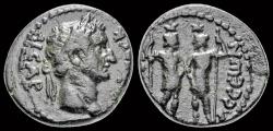 Ancient Coins - Pisidia Sagalassos Nerva AE20 the Dioscuri standing facing each other