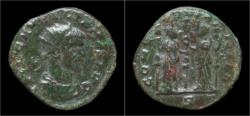 Ancient Coins - Aurelian billon antoninianus two concordia standing.