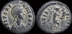 Ancient Coins - Aelia Flaccilla AE4 Victory seated right
