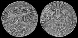 World Coins - Southern Netherlands Cambrai Maximiliaan de Berghes rijksdaalder 1569