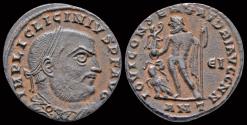 Ancient Coins - Licinius I AE follis Jupiter standing to left