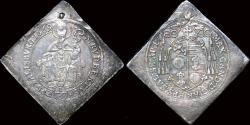 World Coins - Austria Salzburg Maximilian Gandolph von Küenburg 1/6 thaler klippe 1669
