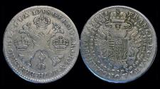World Coins - Austrian Netherlands Maria-Theresia 1/2 kroon (couronne) 1758