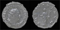 Ancient Coins - Trajan Decius AR antoninianus Uberitas standing left