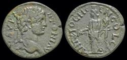 Ancient Coins - Pisidia Antioch Caracalla AE22 Tyche standing left
