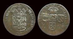 World Coins - Southern Netherlands Brabant Karel II liard (oord) 1693