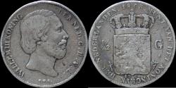 World Coins - Netherlands Willem III 1/2 gulden 1863