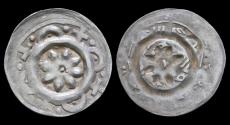 World Coins - Germany Bamberg Bistum Arnold von Solms AR pfennig