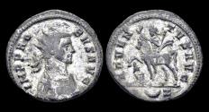 Ancient Coins - Probus AE silvered antoninianus Probus on horseback left
