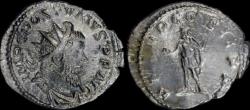 Ancient Coins - Postumus AR antoninianus Postumus standing left
