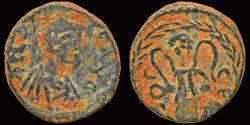 Ancient Coins - Zeno AE nummus Victory advancing left